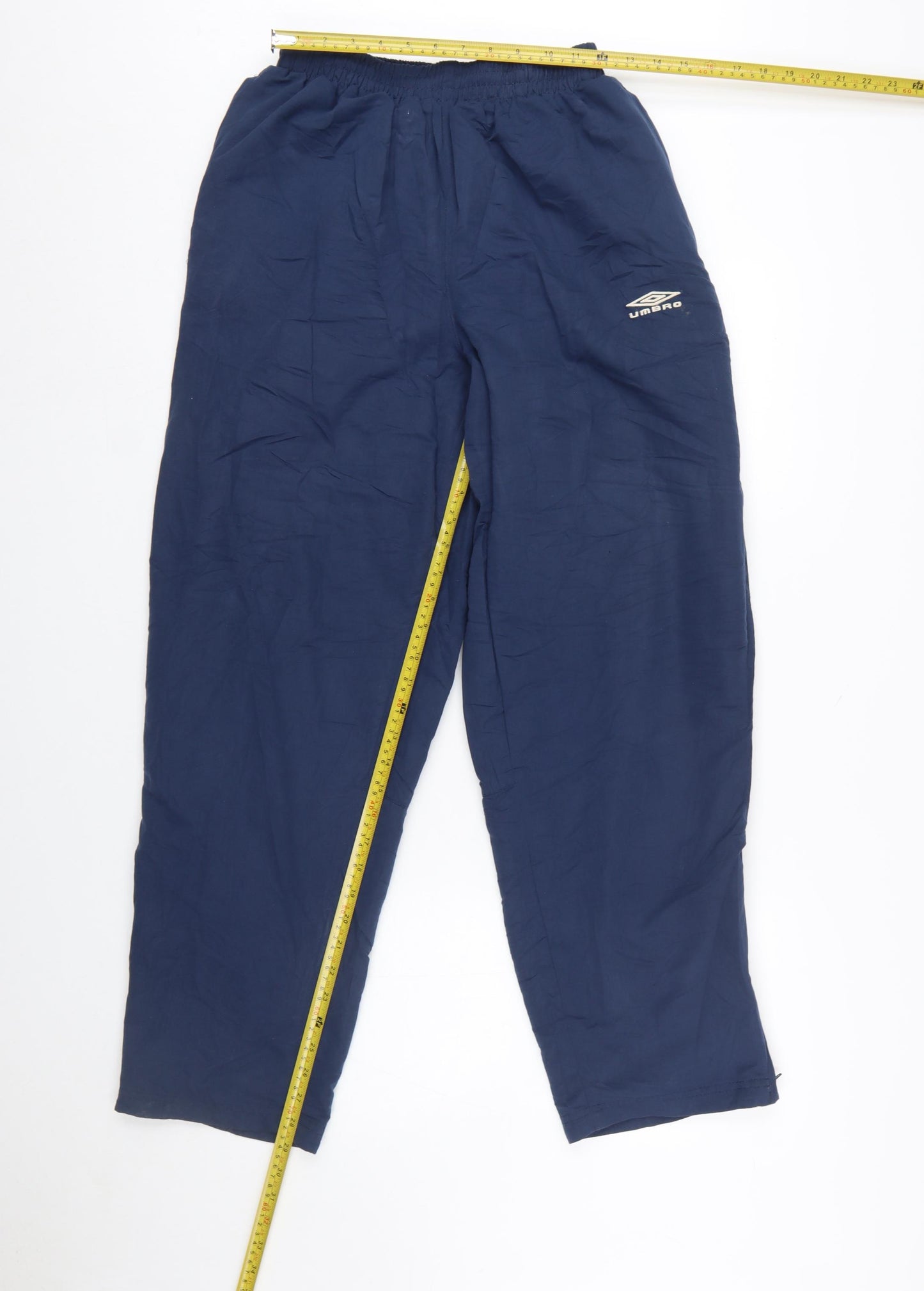 Umbro Mens Blue Polyester Track Pants M Sports Casual Trousers