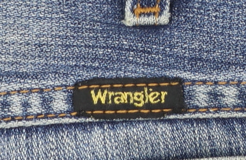 Wrangler Men's Blue Straight Leg Denim Jeans 32W Regular