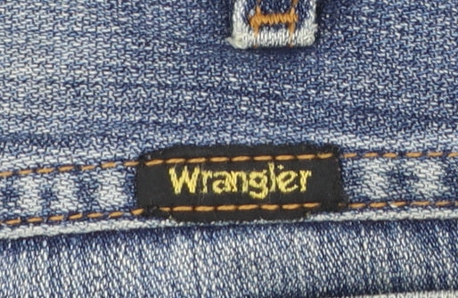 Wrangler Men's Blue Straight Leg Denim Jeans 32W Regular
