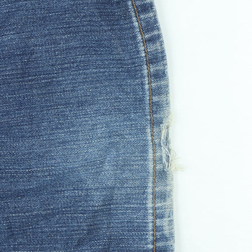 Wrangler Men's Blue Straight Leg Denim Jeans 32W Regular