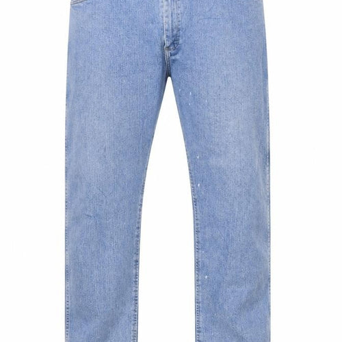 Wrangler Men's Blue Straight Jeans 42x32 Denim Classic Fit