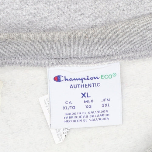 Champion Men's Grey XL Pullover Sweatshirt The Supreme Experience Graphic