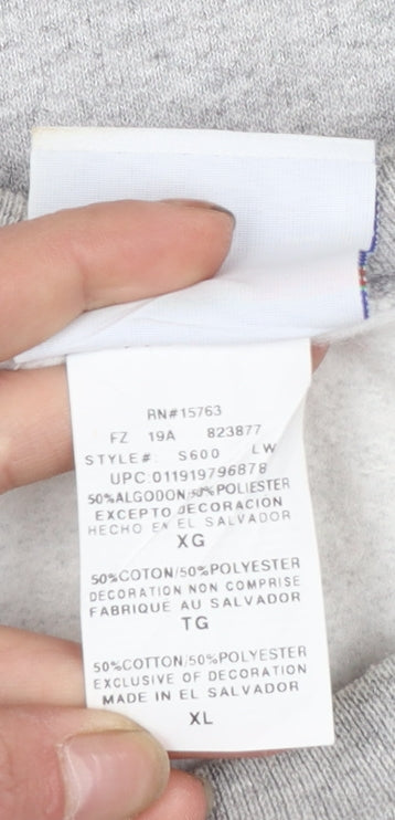Champion Men's Grey XL Pullover Sweatshirt The Supreme Experience Graphic