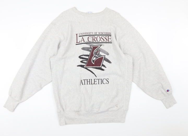 Champion Men’s Grey 2XL Reverse Weave Pullover Sweatshirt University Athletics