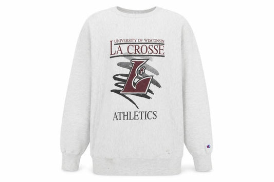 Front view of Champion Men’s Grey 2XL Reverse Weave Pullover Sweatshirt University Athletics