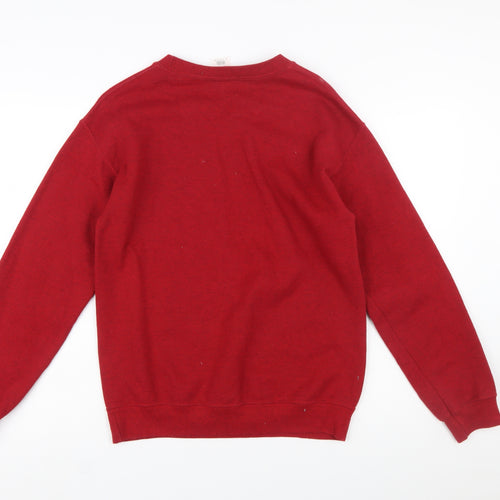 Gildan Heavy Blend Red Buffalo New York Graphic Sweatshirt Women S