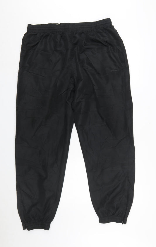 Umbro Men's Black 2XL Jogger Trousers with Ankle Zip