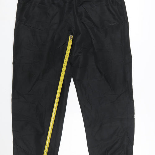 Umbro Men's Black 2XL Jogger Trousers with Ankle Zip