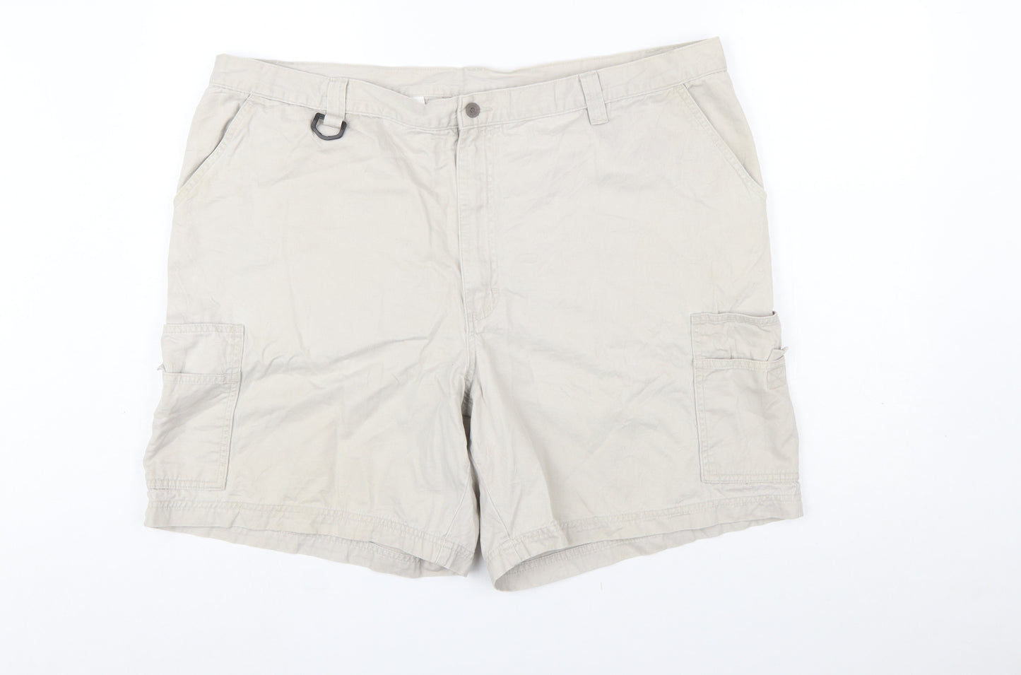 Lee Mens Beige Cargo Shorts Size 44 Cotton Casual Workwear