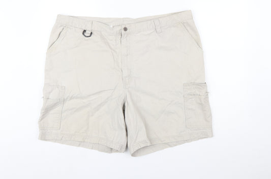 Lee Mens Beige Cargo Shorts Size 44 Cotton Casual Workwear