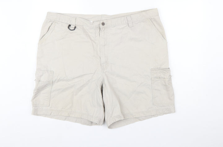 Lee Mens Beige Cargo Shorts Size 44 Cotton Casual Workwear