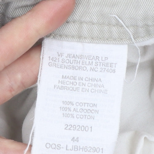 Lee Mens Beige Cargo Shorts Size 44 Regular Fit Cotton