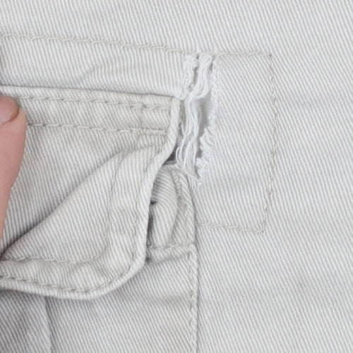 Lee Mens Beige Cargo Shorts Size 44 Regular Fit Cotton