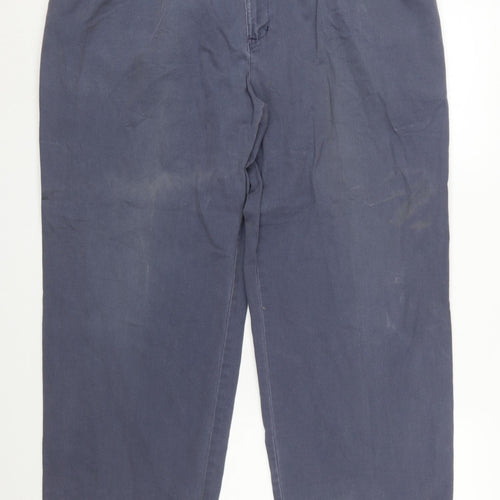 Dockers Men’s Blue Chino Trousers Size 40W 32L Relaxed Fit