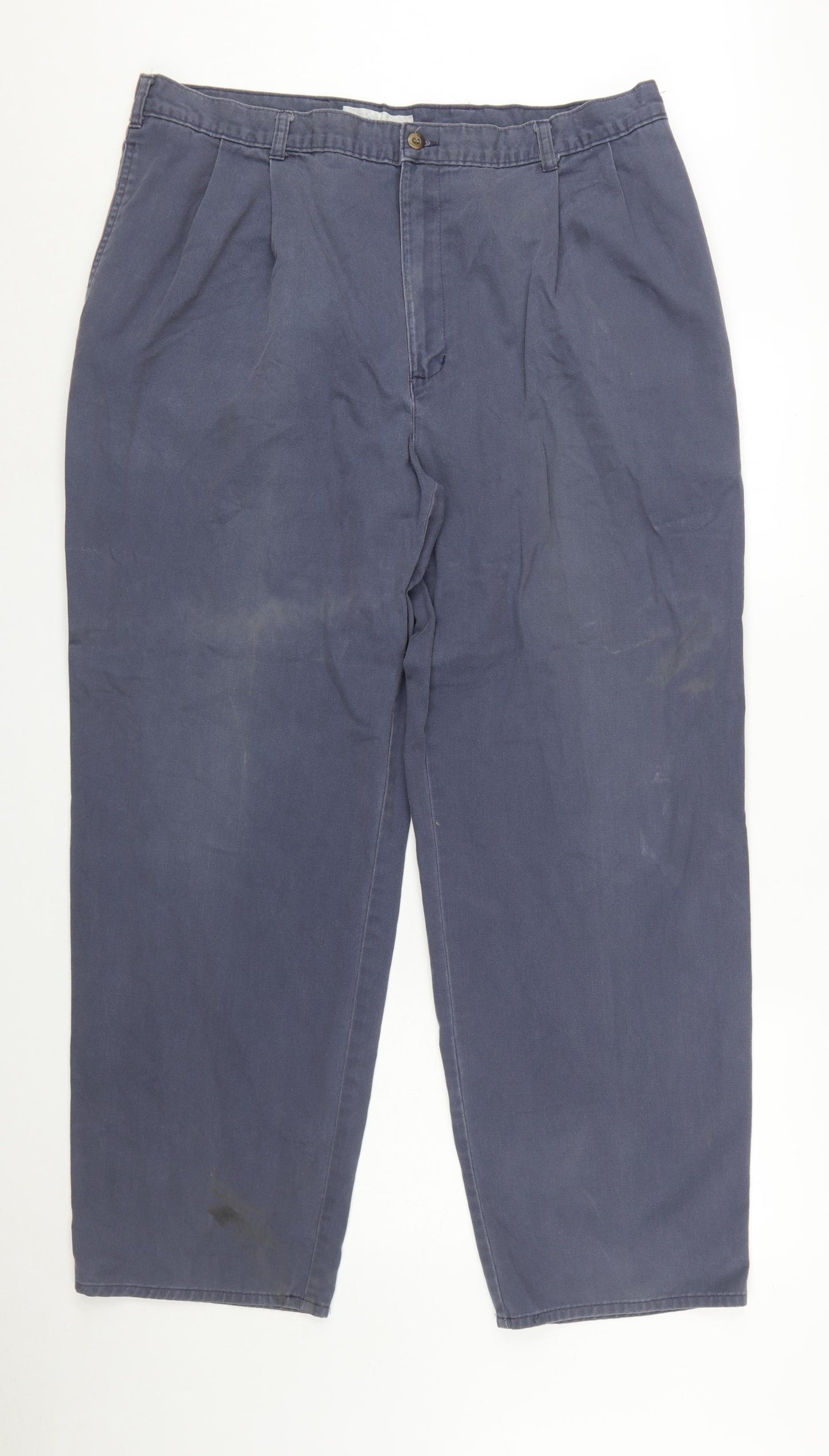 Dockers Men’s Blue Chino Trousers Size 40W 32L Relaxed Fit