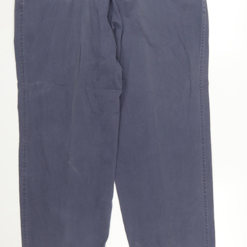 Dockers Men’s Blue Chino Trousers Size 40W 32L Relaxed Fit