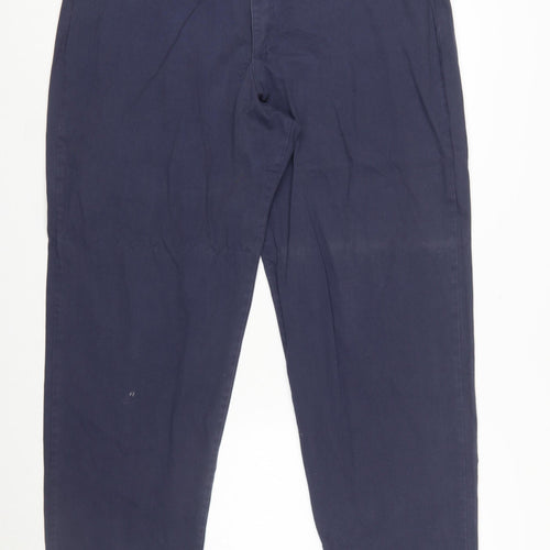 Lee Women’s Blue Plus Size 20 Chino Cotton Stretch Trousers