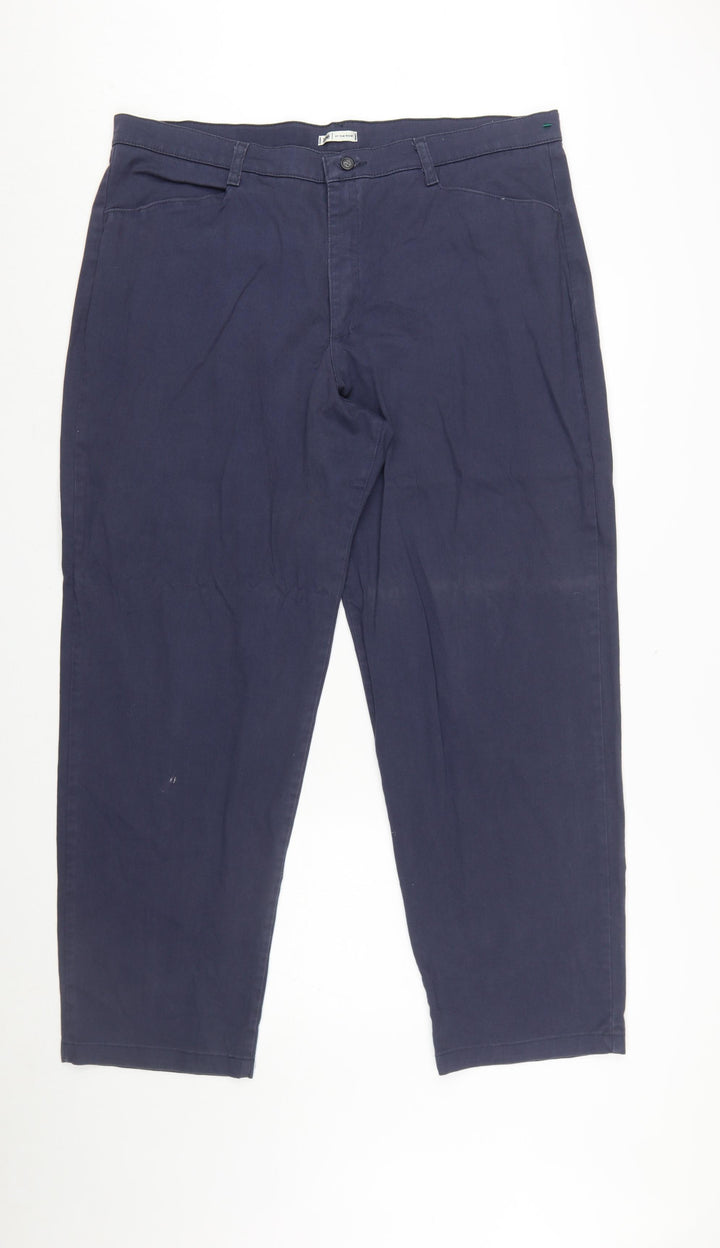 Lee Women’s Blue Plus Size 20 Chino Cotton Stretch Trousers