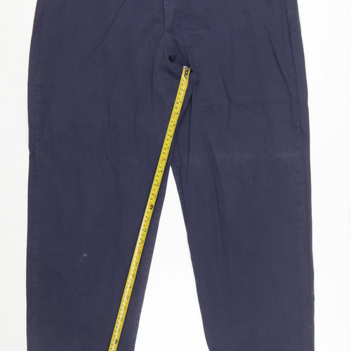 Lee Women’s Blue Plus Size 20 Chino Cotton Stretch Trousers