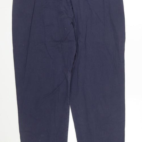 Lee Women’s Blue Plus Size 20 Chino Cotton Stretch Trousers