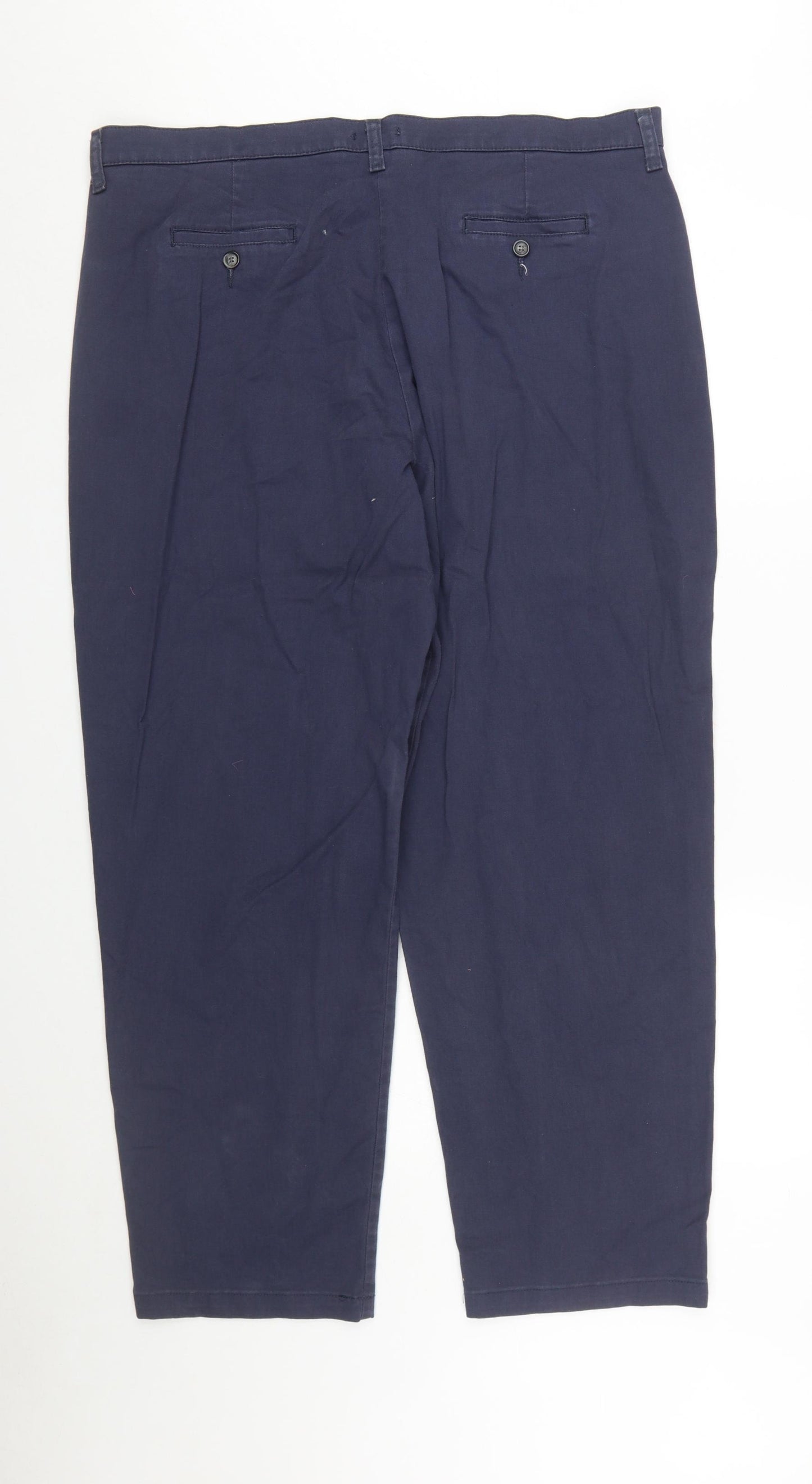 Lee Women’s Blue Plus Size 20 Chino Cotton Stretch Trousers