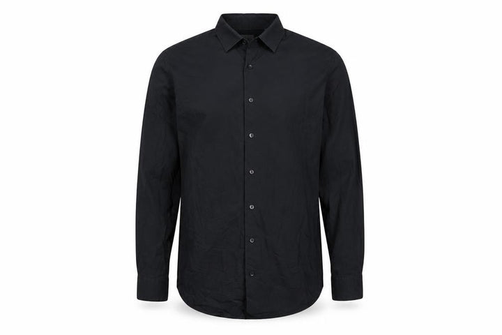 Calvin Klein Men's Black Slim Fit Long Sleeve Button-Up Shirt Size 15.75