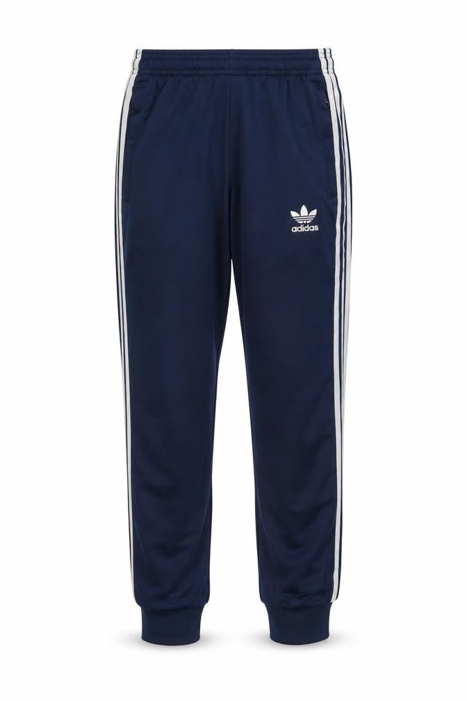 Adidas Boys Blue 11-12 Years Jogger Trousers with Side Stripes