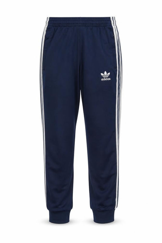 Adidas Boys Blue 11-12 Years Jogger Trousers with Side Stripes