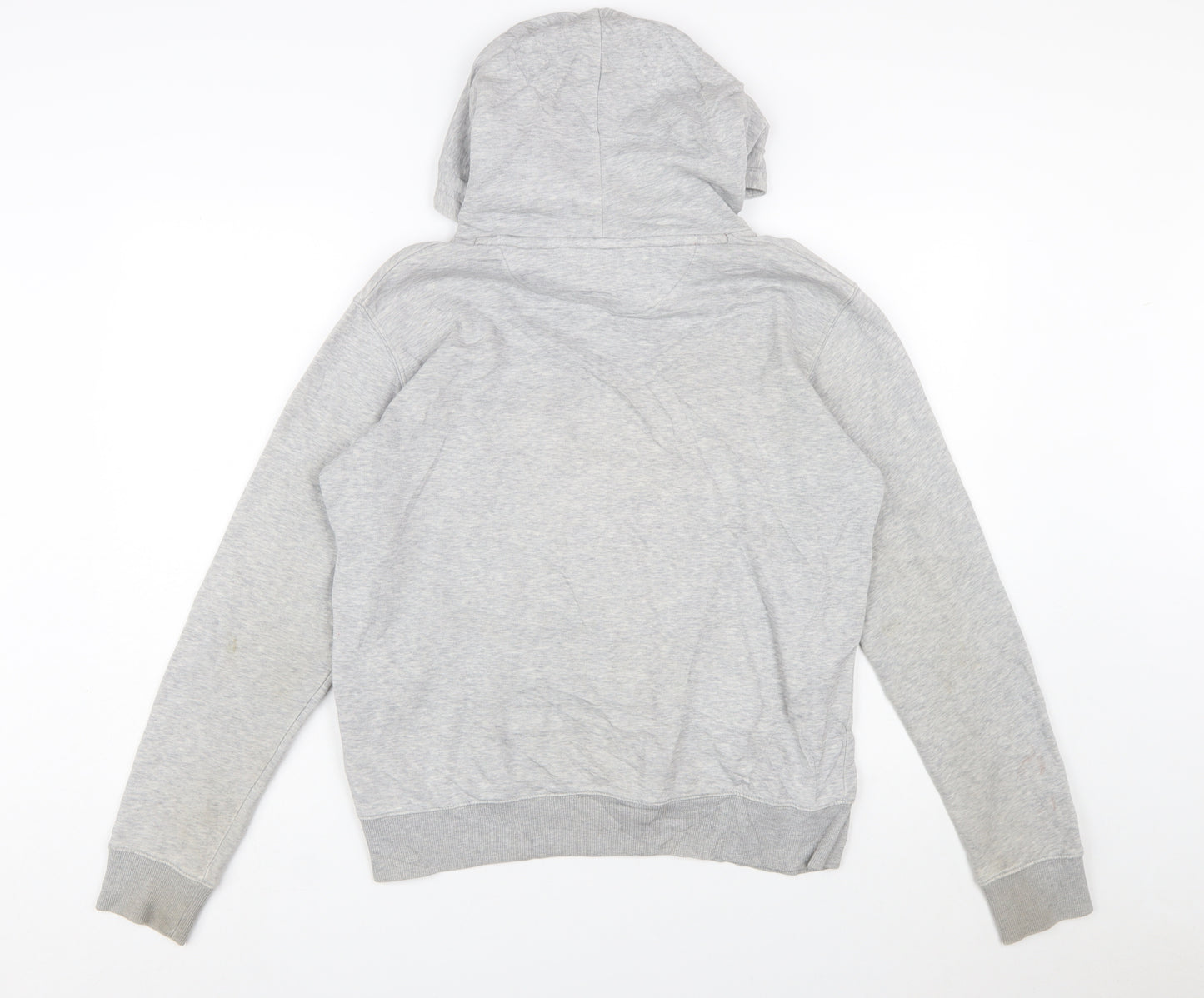 GANT Boys Grey Pullover Hoodie 16 Years Logo Crest Cotton Blend