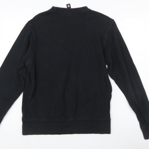 Element Men's Black Small Crew Neck Graphic Sweatshirt