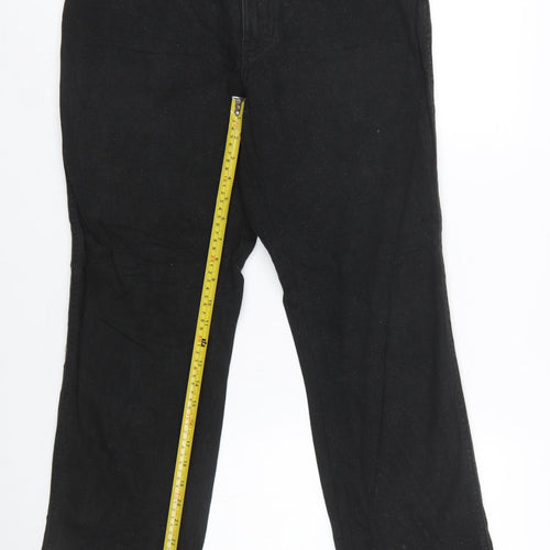 Wrangler Men's Black Regular Fit Straight Leg Jeans W32 L30