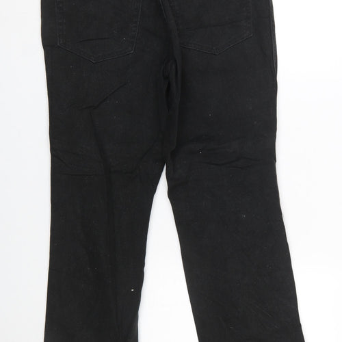 Wrangler Men's Black Regular Fit Straight Leg Jeans W32 L30