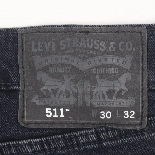 Levi's 511 Men's Blue Slim Fit Jeans W30 L32 Denim Classic Style