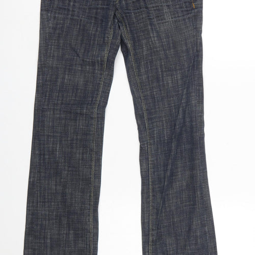Lee Women Blue Straight Stretch Denim Jeans Size 10