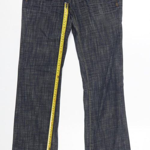 Lee Women Blue Straight Stretch Denim Jeans Size 10