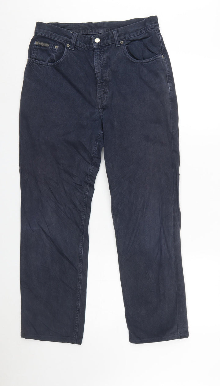 Calvin Klein Men Blue Straight Denim Jeans Size 30 Regular Fit