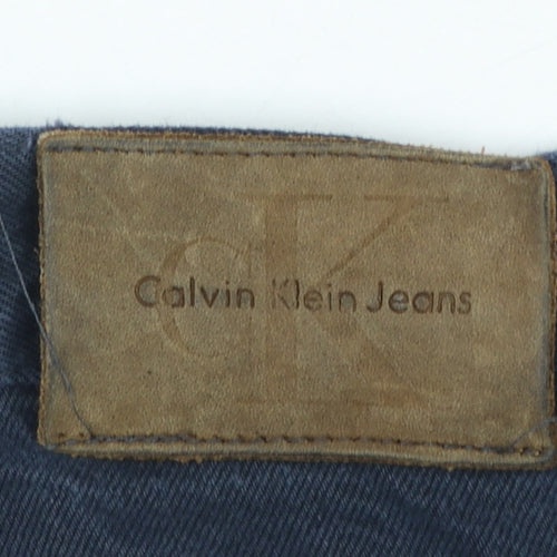 Calvin Klein Men Blue Straight Denim Jeans Size 30 Regular Fit