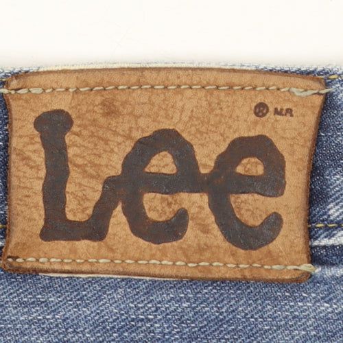 Lee Men's Blue Denim Straight Jeans 30x30 Regular Fit