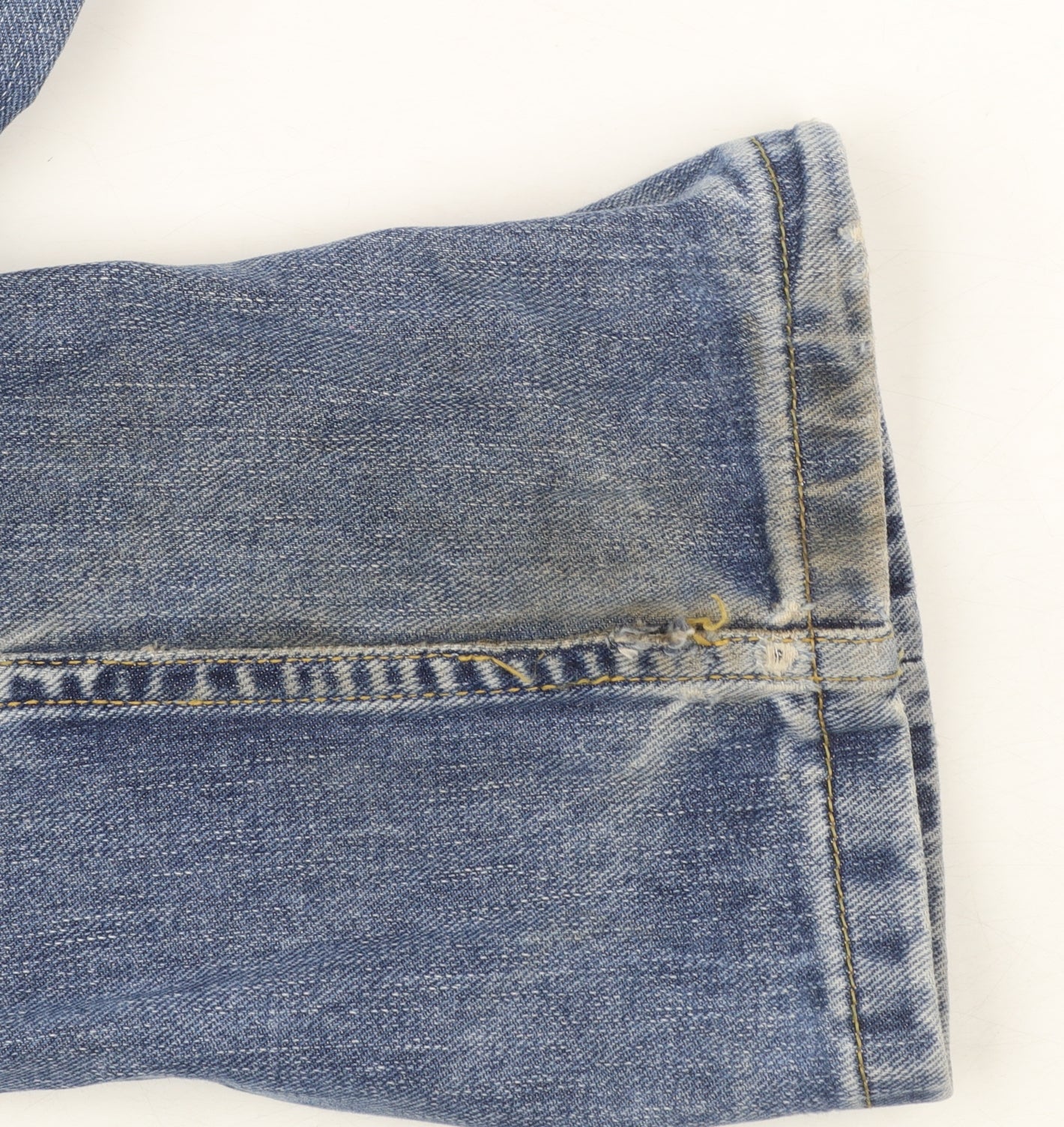 Lee Men's Blue Denim Straight Jeans 30x30 Regular Fit