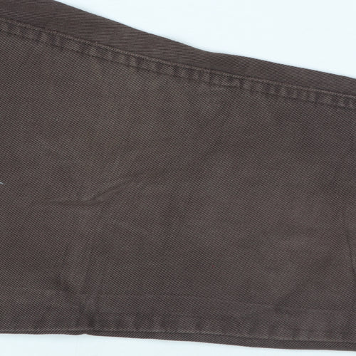 Lee Womens Brown High Rise Mom Jeans Size 10 Cotton Denim