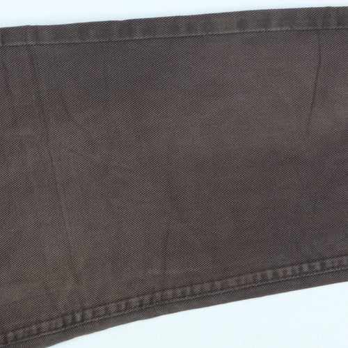 Lee Womens Brown High Rise Mom Jeans Size 10 Cotton Denim