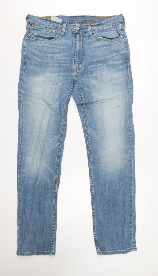 Levi's 514 Men's Blue Regular Straight Fit Jeans W34 L32