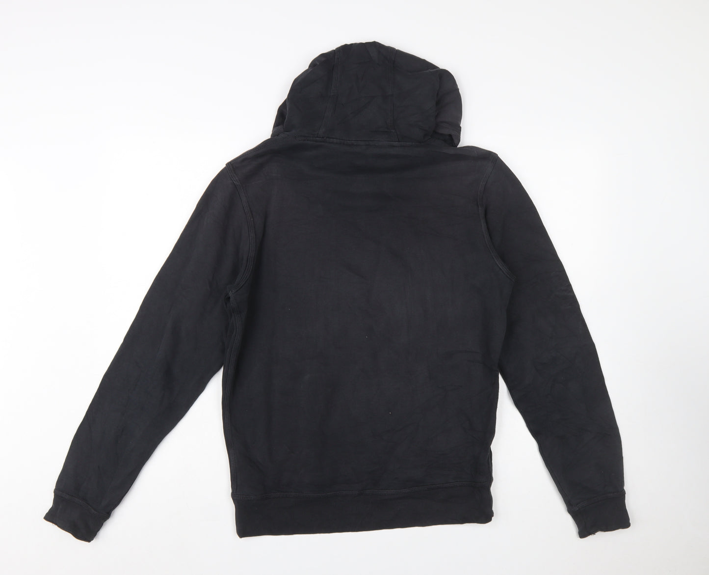 Nike Men's Black Pullover Hoodie Small Logo Fleece Sweatshirt