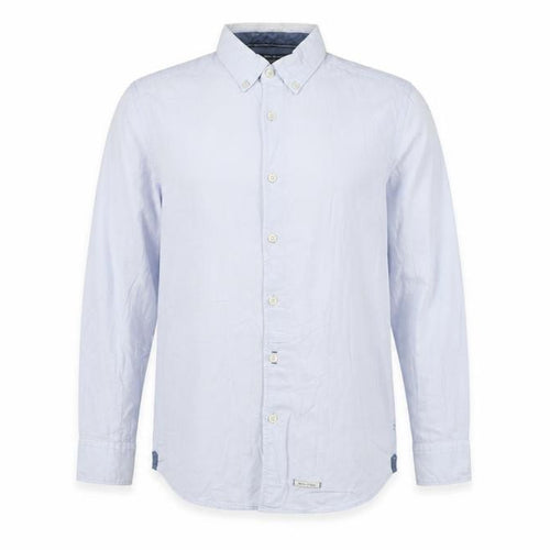 Marc O'Polo Men's Blue Regular Fit Cotton Button-Up Shirt L 41/42
