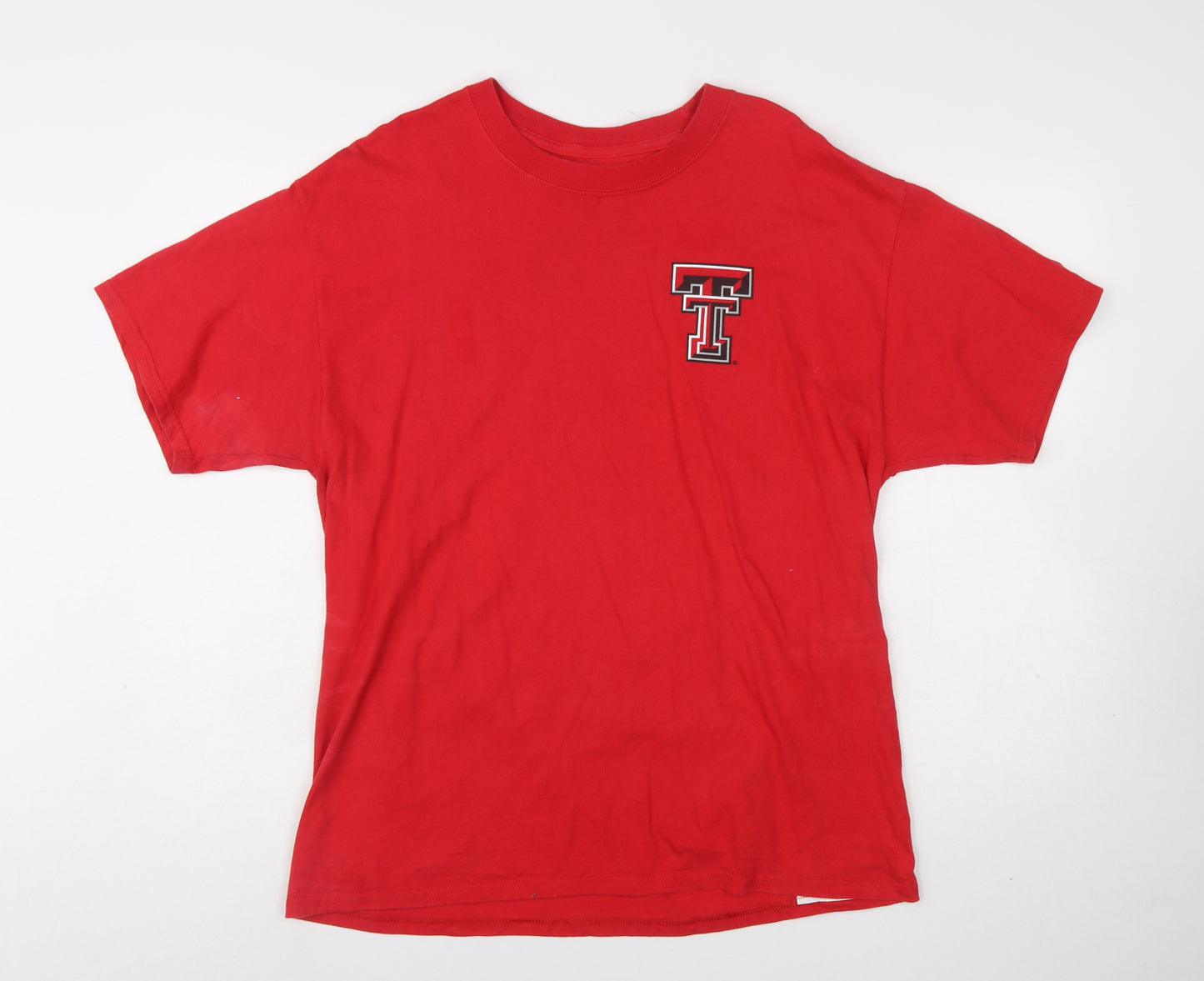 Champion Men’s Red Texas Tech University Graphic T-Shirt Size L
