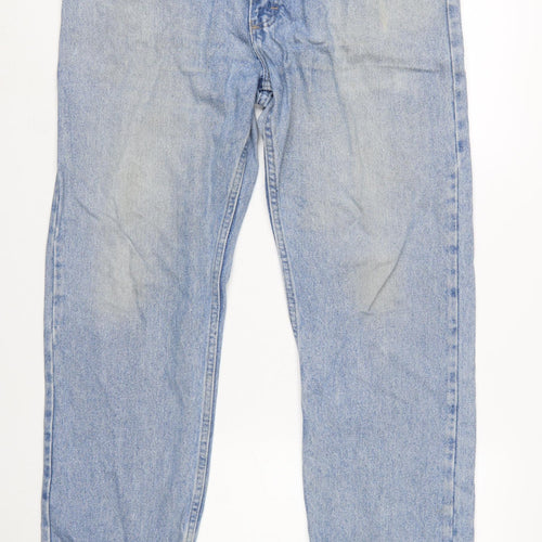 Wrangler Authentics Men's Blue 36x29 Straight Leg Denim Jeans