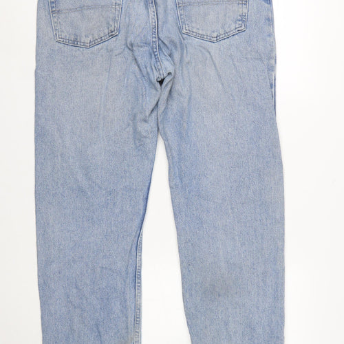Wrangler Authentics Men's Blue 36x29 Straight Leg Denim Jeans