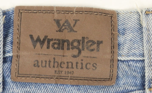 Wrangler Authentics Men's Blue 36x29 Straight Leg Denim Jeans