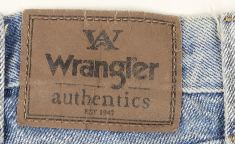 Wrangler Authentics Men's Blue 36x29 Straight Leg Denim Jeans