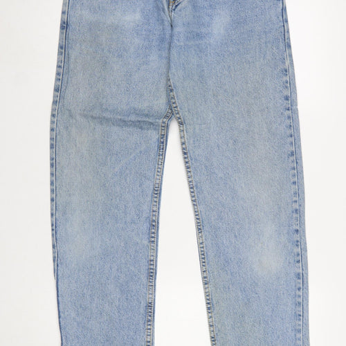 Lee Men's Blue Regular Fit Denim Jeans 32W 32L Retro Style